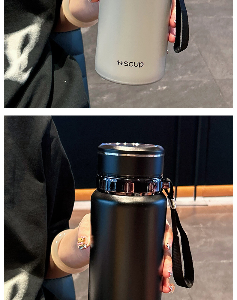 新款316不锈钢保温杯大容量便携手提茶水分离茶杯高颜值汽车杯子详情9