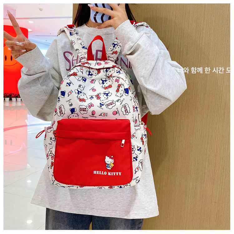 New cute cartoon Sanrio Pacha Dog backpack, a lightweight schoolbag for junior and senior high school students with cartoon comics pic 10