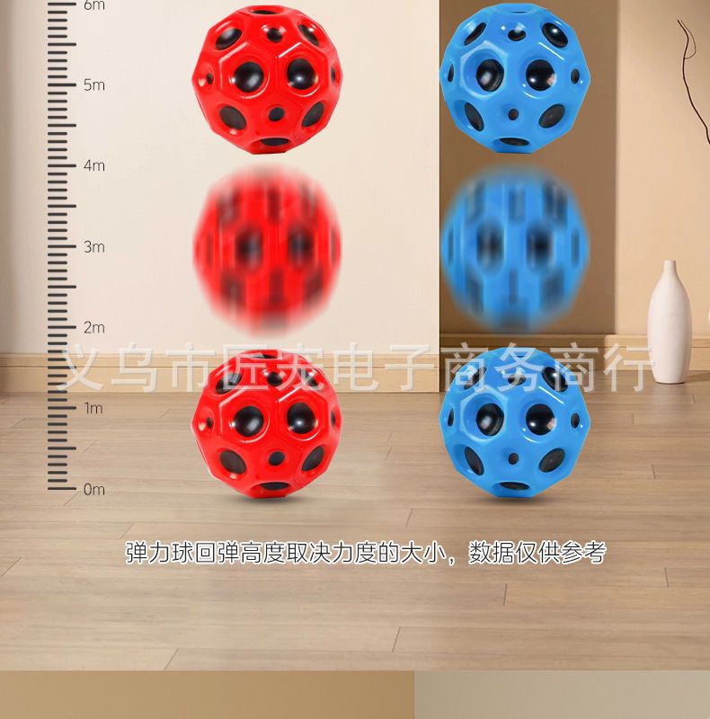 手腕弹力球月球石儿童腕力球手抛回力球玩具解闷神器发光球玩具球详情7