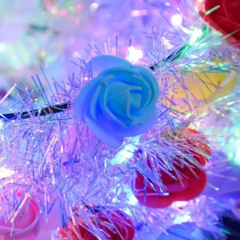 闪光金丝大花环花环发光玩具夜市玩具孙悟空帽气球闪光玩具详情2