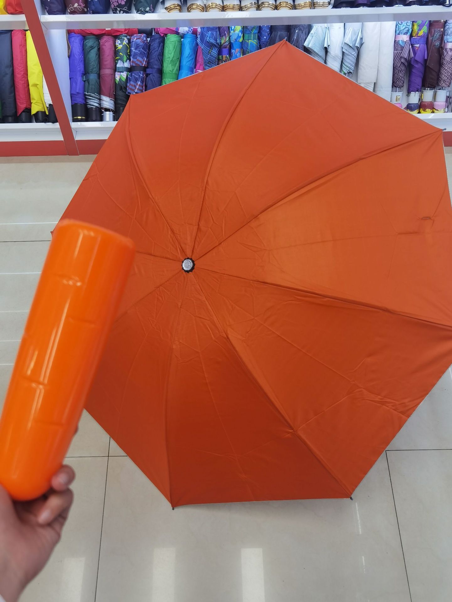Manual carrot creative umbrella, wholesale umbrella, all-weather, sunshade, sun protection, UV protection, folding umbrella pic 8