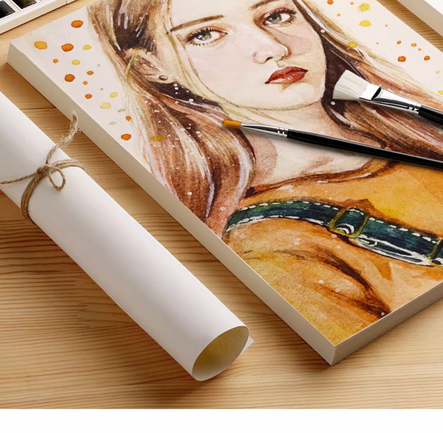 8k素描纸180g水粉纸A3美术生专用画画纸美术纸4k水彩纸A4速写纸详情19