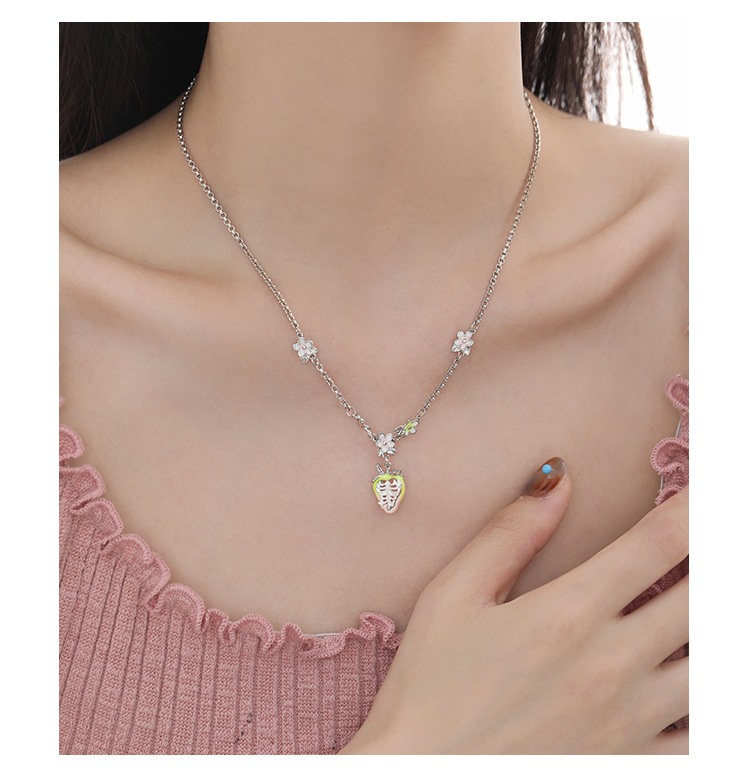Серёжки из серии сладких ягод, молодые девушки с уникальной, сладкой, классной, оригинальной конструкцией 925 серебряных ушных ушных ушков pic 9