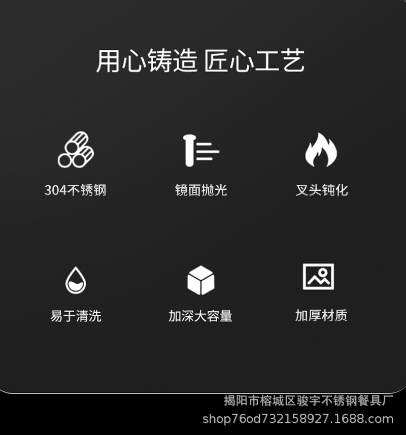 韩式304不锈钢便携餐具三件套学生户外公司礼品叉子勺子筷子套装详情3