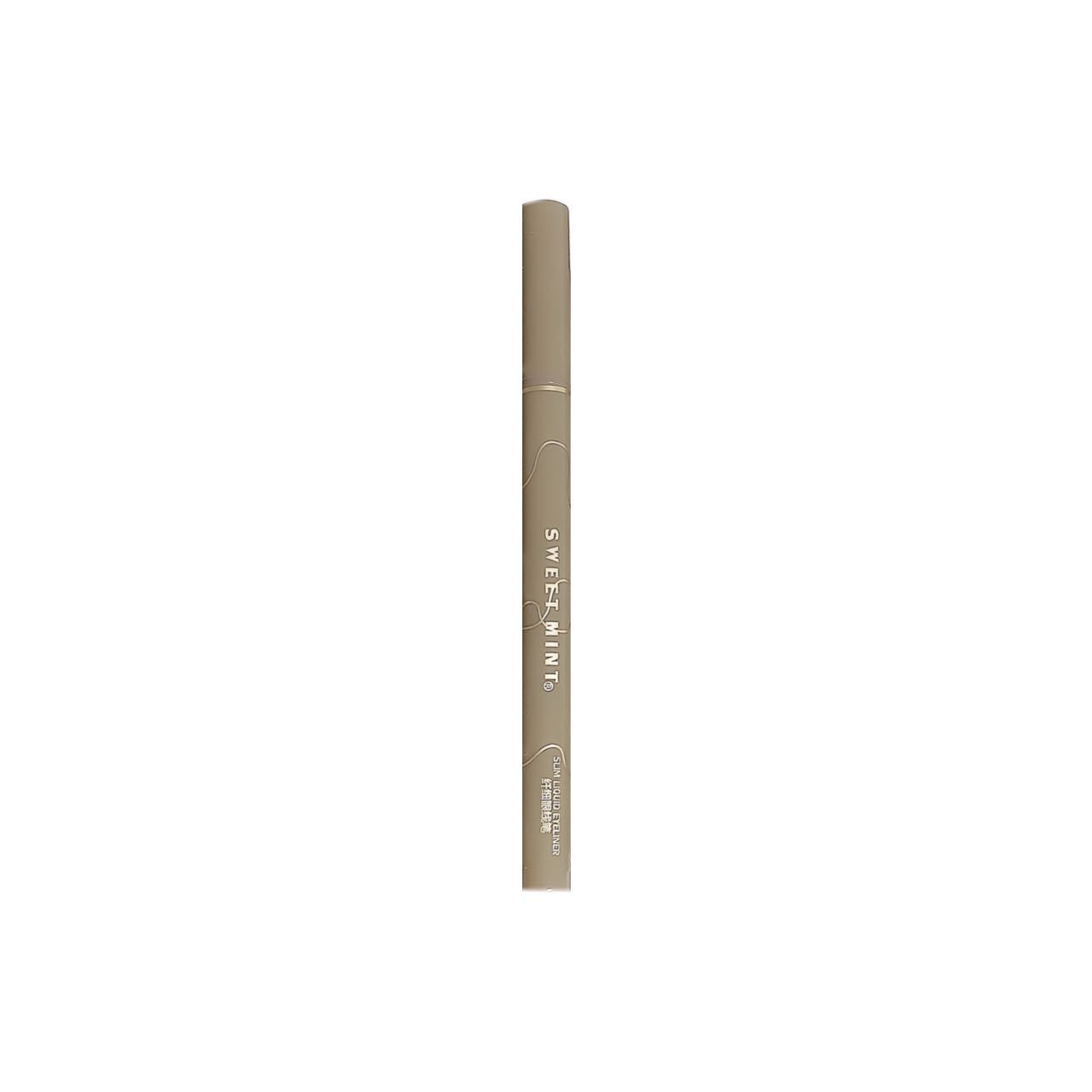 Sweet Mint Fine Eyeliner Pen: Extremely fine, waterproof, sweat-proof, non-smudge makeup eyeliner liquid pen, eye-brightening and long-lasting color display pic 18