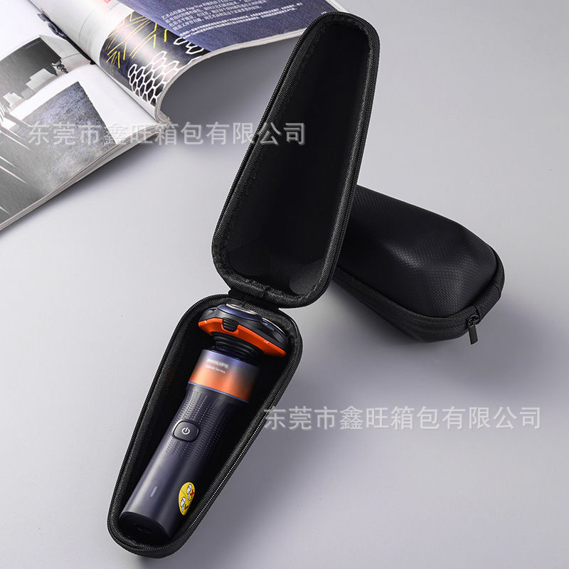 EVA Razor Storage Box, pressure-resistant and waterproof, three-blade head storage bag, razor case, portable universal zipper bag pic 8