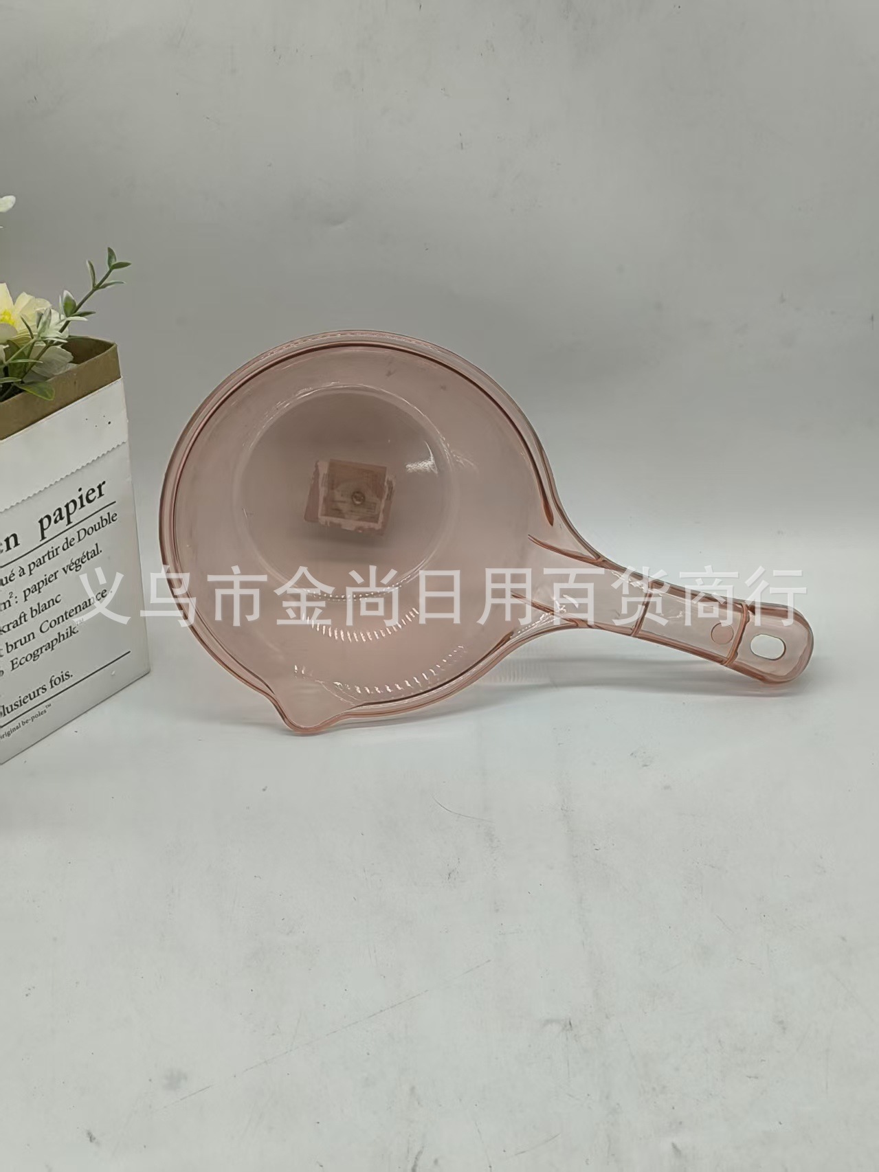 家用高颜值透明厨房水瓢塑料水勺洗澡舀水漂舀短柄创意洗头水勺子详情7