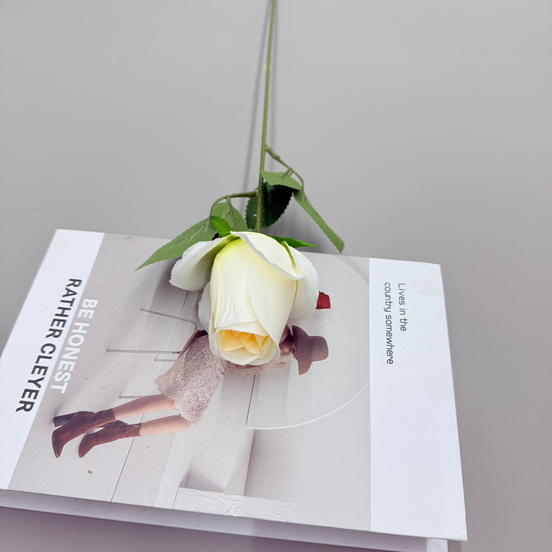 单只玫瑰仿真花橱窗玫瑰瀑布居家酒店婚礼玫瑰花墙装饰绢花假花详情12