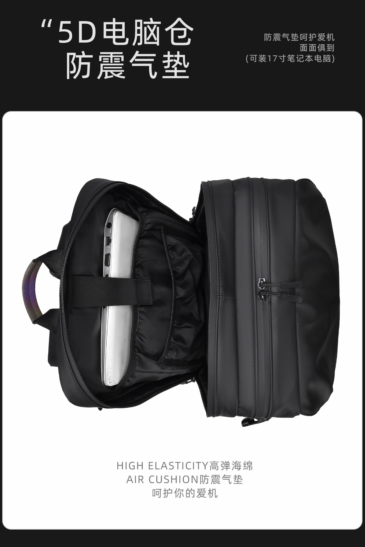 New cross-border travel backpack for men, large-capacity computer bag, multi-functional cycling backpack, waterproof pic 12