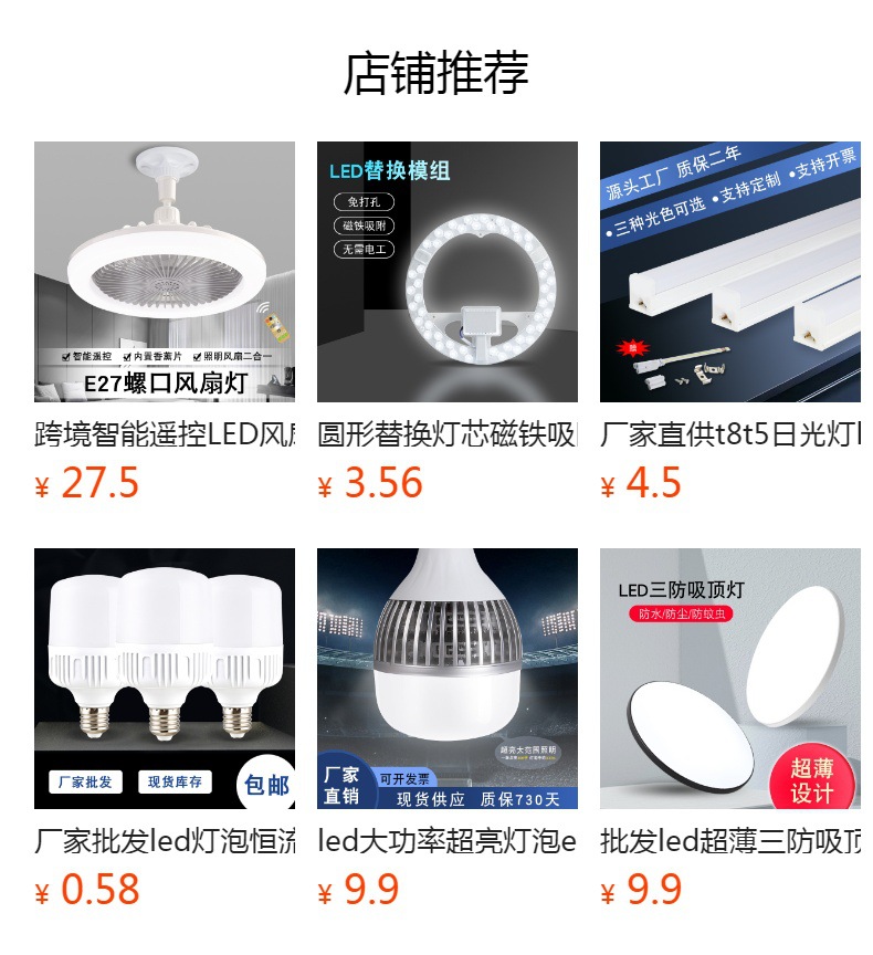 厂家批发led飞碟灯泡家用护眼节能灯E27螺口三防大功率超亮照明灯详情1