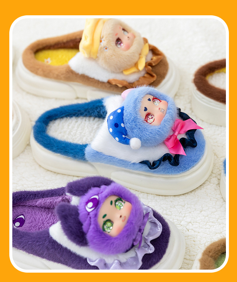 新款狼人杀毛绒玩具拖鞋系列保暖加绒厚底室内家居可穿跨境批发详情18