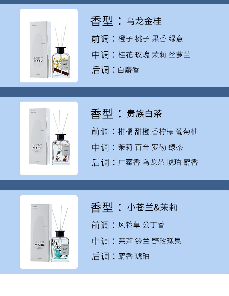 200ml无火香薰室内空气清新剂香氛香水卫生间持久空气清新剂批发详情9