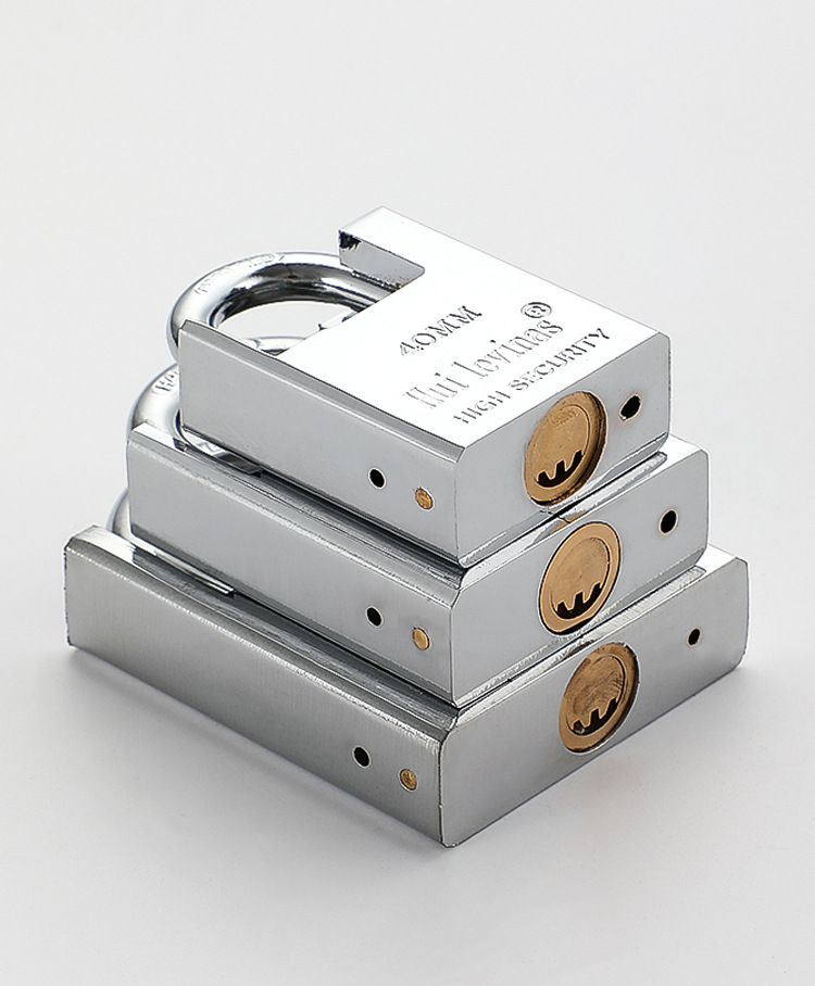 挂锁通开户外防水防撬仓库铁门大门锁家用多把钥匙月牙铜芯锁头详情12