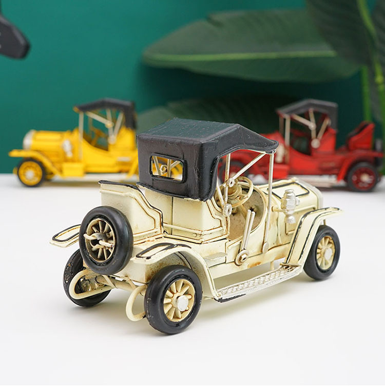 老爷汽车模型仿真欧式工艺品小饰品家庭书房美式摆设软装饰品摆件详情11