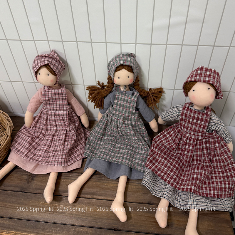 韩系布艺手工可爱甜美布娃娃连衣裙儿童安抚玩具童品玩偶闺蜜礼物详情6