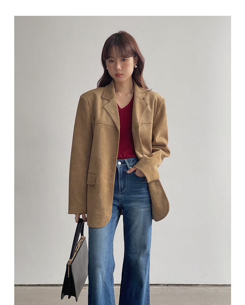 【90s Retro Horn 】 Ge Ming High-waisted slightly flared jeans for Women 2025 Spring New floor-length Pants R155H pic 33