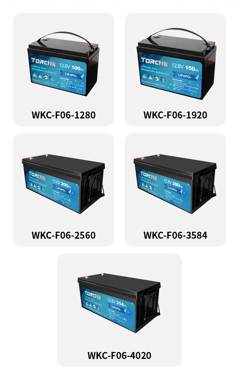 خلية تورتشين الليثيوم الأسود المصنوعة من فوسفات الليثيوم 12 8V100AH200AH pic 2