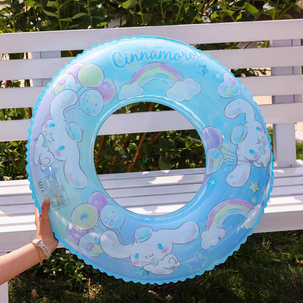 三丽鸥卡通游泳圈加厚充气救生圈腋下圈库洛米凯蒂猫美乐蒂厂家直供运动户外游泳用品详情7
