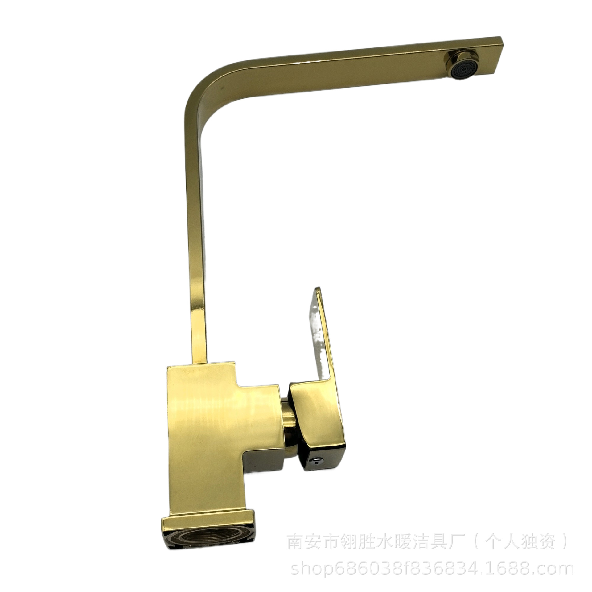 厂家直销跨境外贸菜盆洗脸盆洗手盆冷热七字旋转高颜值高端水龙头详情3