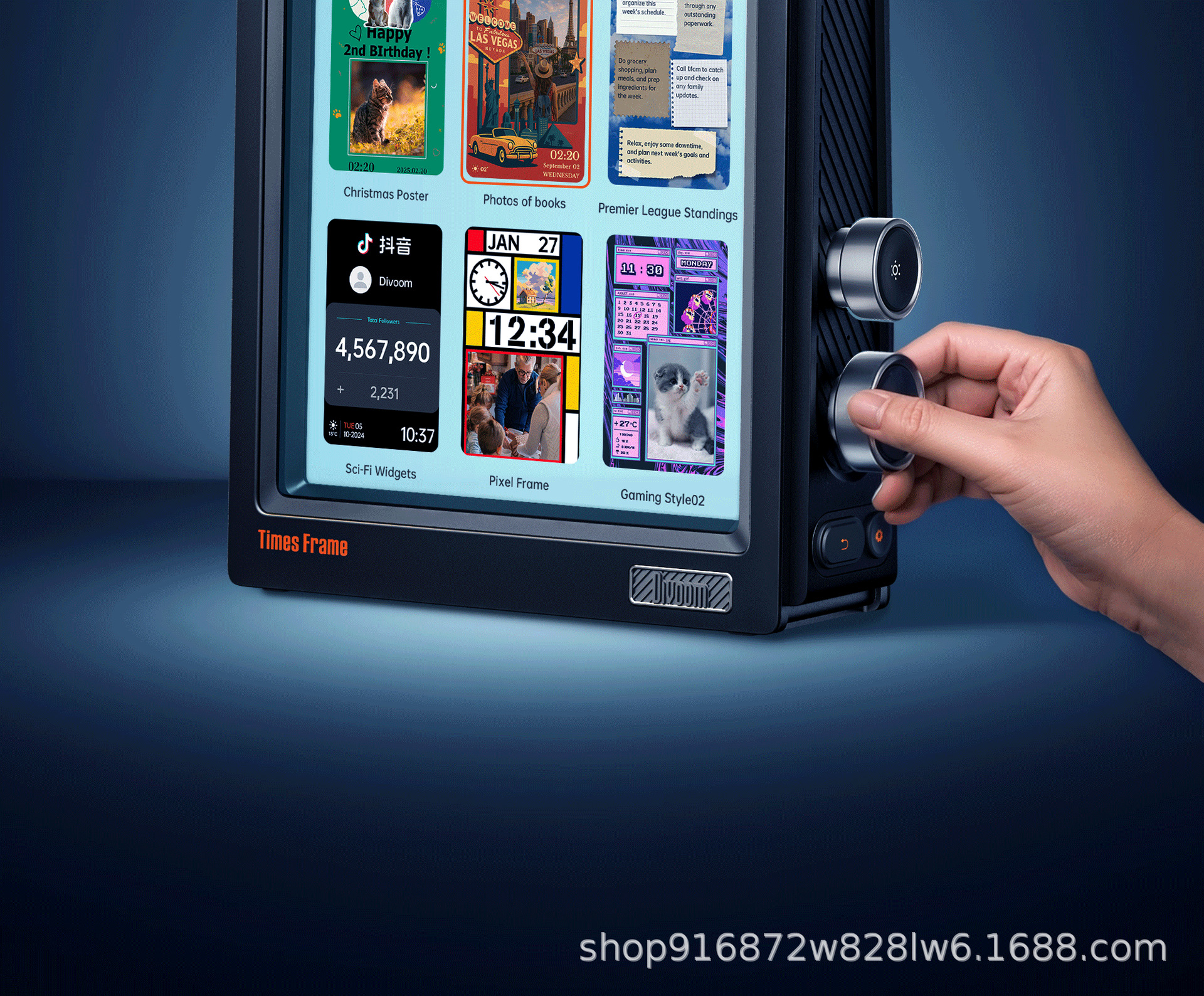 Divoom Time World Transparent Floating Electronic Photo Frame High-definition couple Digital Album Smart Projection Gift pic 23