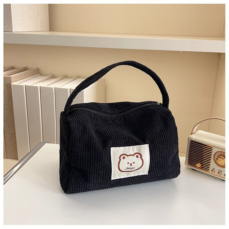 A new large-capacity corduroy bag for women, a versatile single-shoulder crossbody bag for autumn and winter, and a high-end pillow bag for women pic 18