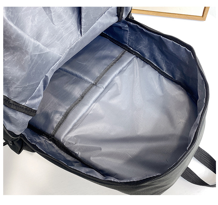 跨境新款双肩包大容量男女学生书包简约休闲短途出差商务电脑包详情9