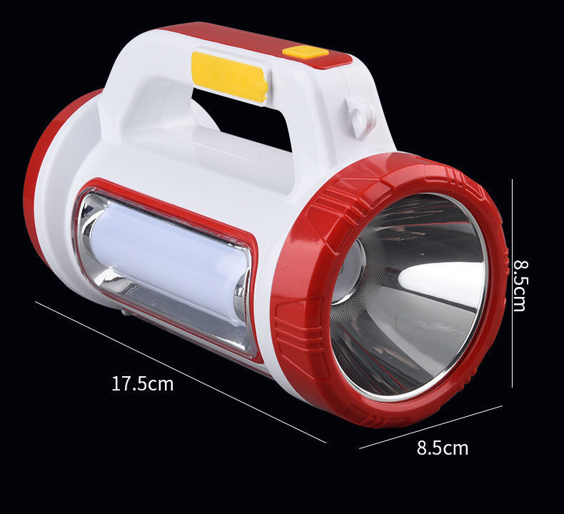 Cross-border high-intensity flashlight charging led outdoor portable lamp emergency camping searchlight solar USB charging pic 20