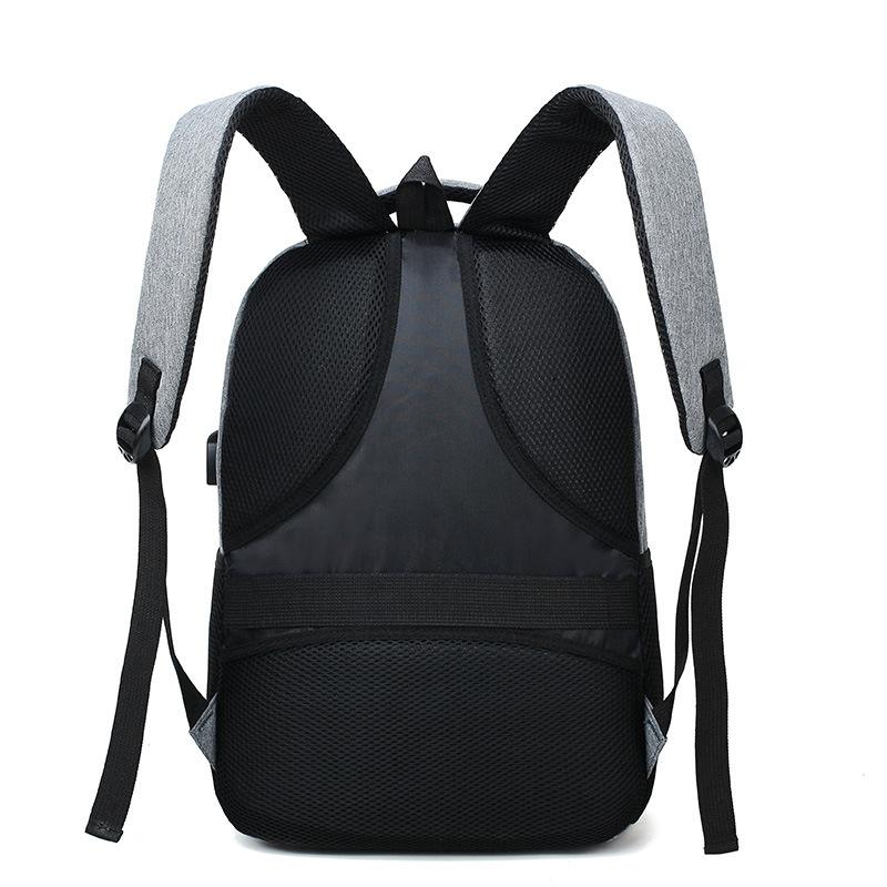 男士背包大学生双肩包简约商务电脑包大容量休闲上班通勤旅行背包详情34