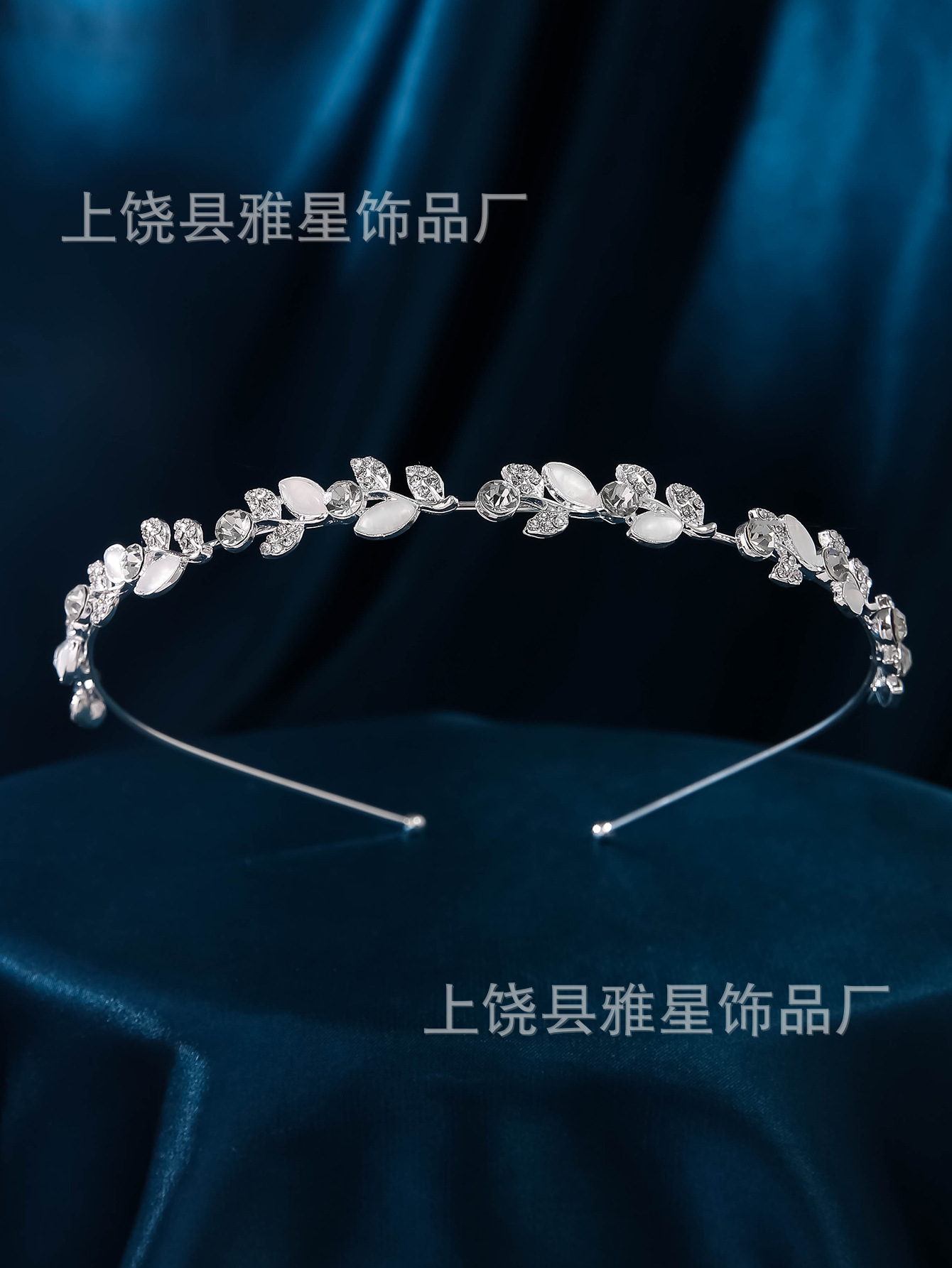 Accesorio nuptial premium sense alloy strass crown vestido de novia tocados lujo ligero diamantes diamantes diamantes blancos joyas corona pic 3