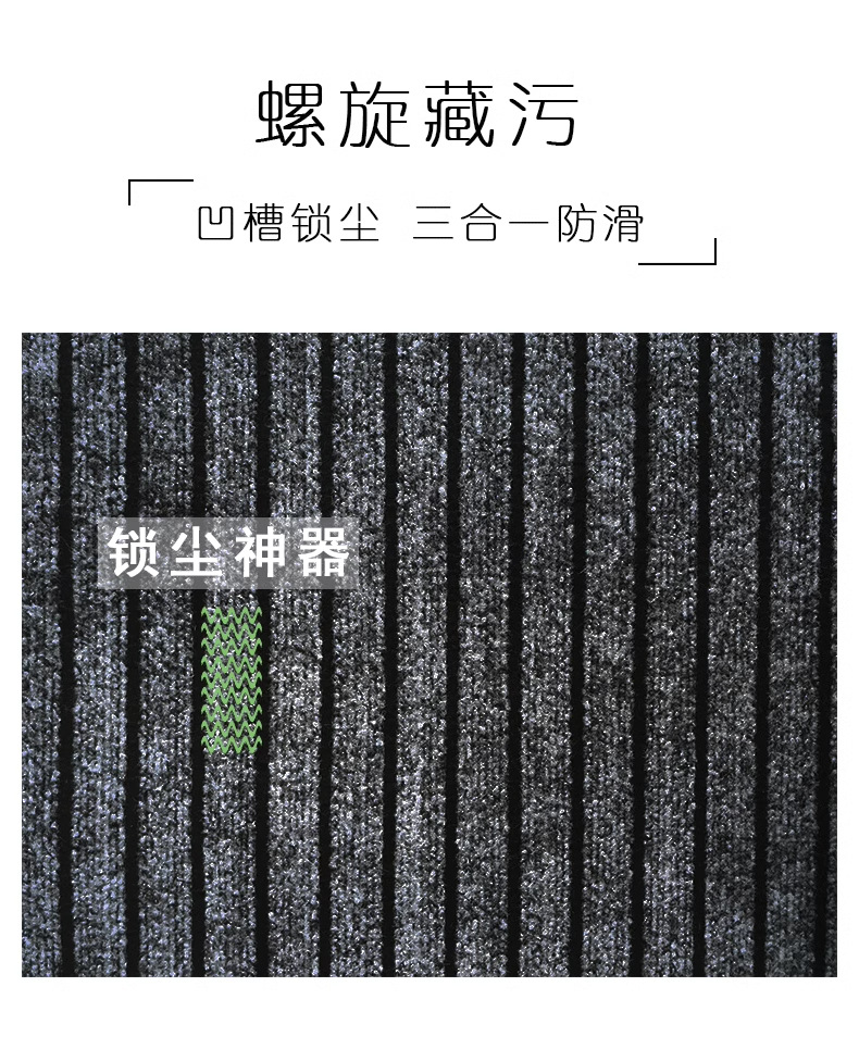 Kitchen floor MATS are anti-slip, oil-proof, erasable and do not require washing. They are household floor absorbent MATS and are specially designed for full coverage pic 2