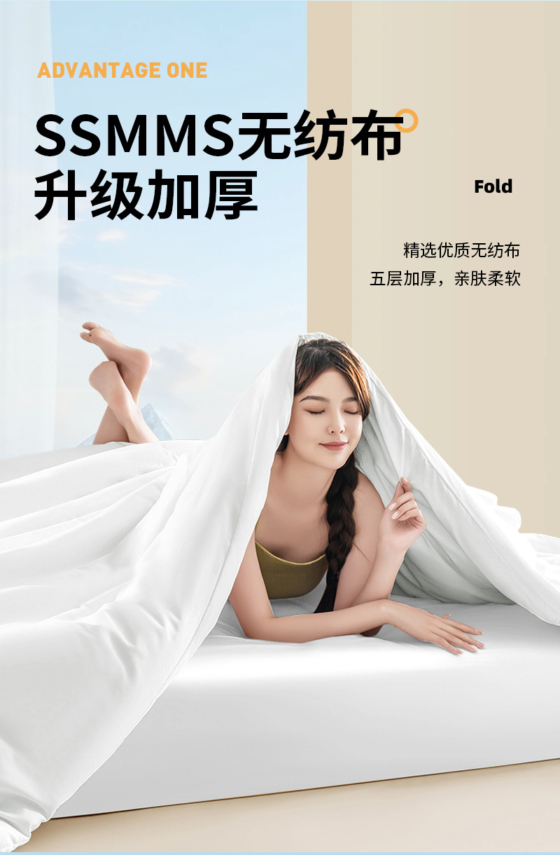 一次性床笠床单被罩枕套酒店旅游出行隔脏免洗灭菌四件套床上用品详情5