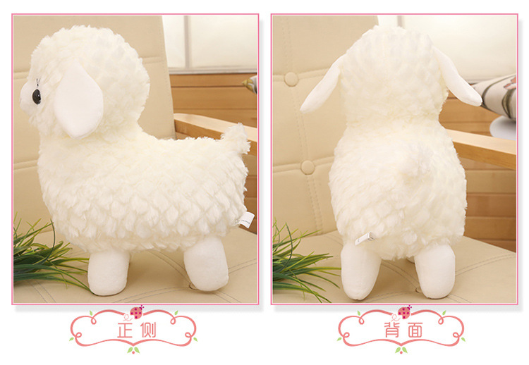 Simulated little sheep plush toys, little sheep dolls, alpaca dolls, cloth dolls, event gifts, birthday presents for girls pic 15