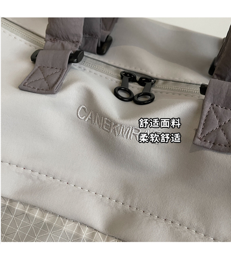 短途旅行包女轻便多功能斜挎运动健身包手提出差大容量收纳行李袋详情14