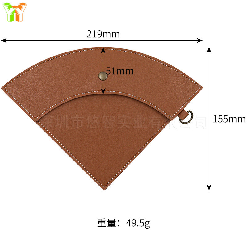 One-piece coffee filter paper case, outdoor portable coffee filter paper storage hanging bag, filter paper fan-shaped case pic 8