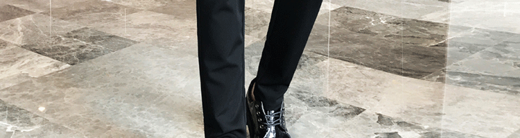 Primavera/otoño pantalones de pie slim para hombres versión coreana traje de moda pantalones premium para plankton pantalones casuales para hombres pic 44
