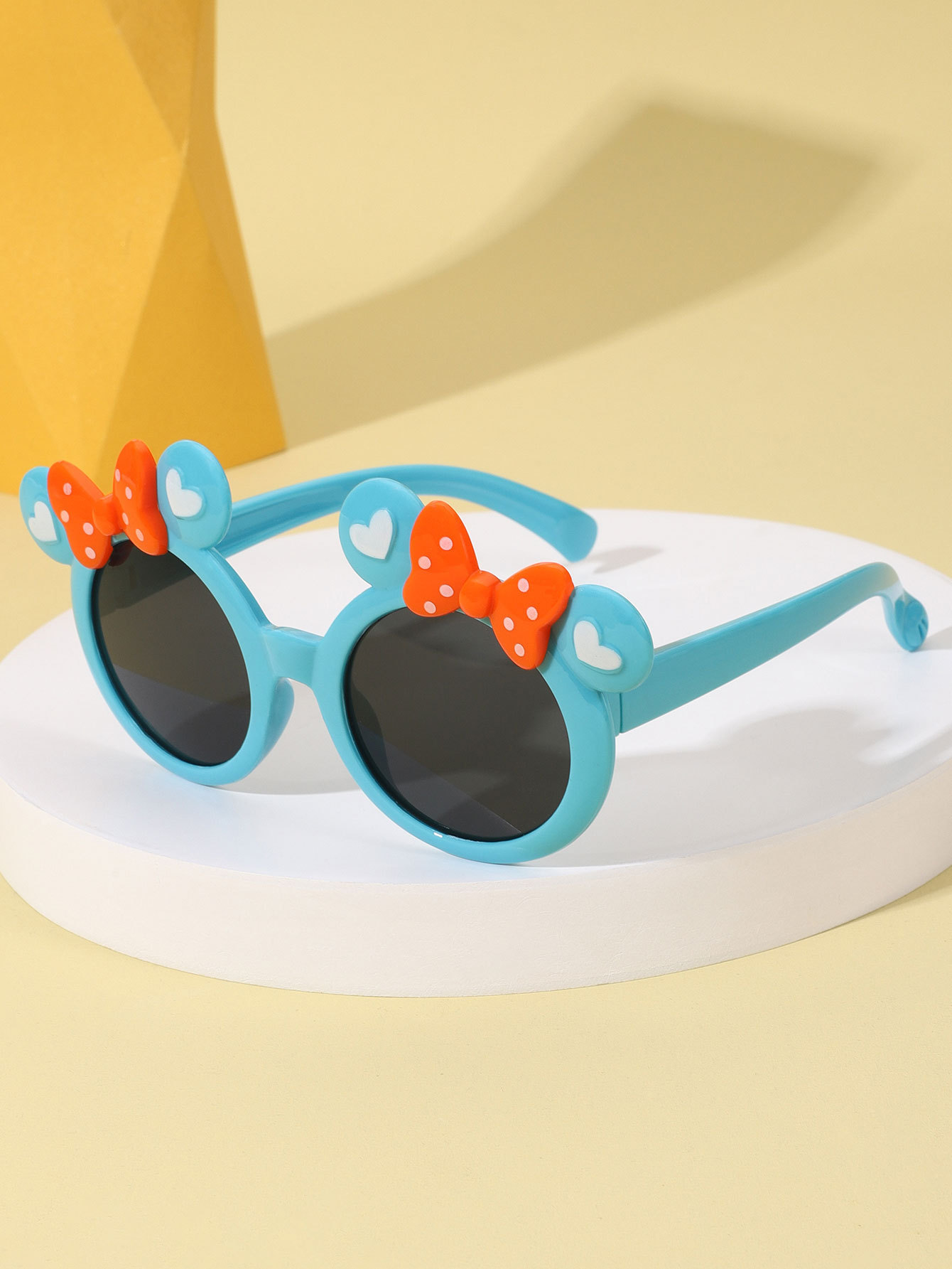 Verano nuevos niños gafas de sol moda lindo dibujos animados mickey baby shades personalidad niñas gafas de sombra pic 4