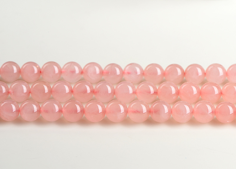 Jiuya Crystal natural rose crystal loose beads Round beads Lotus crystal semi-finished DIY jewelry accessories wholesale pic 12