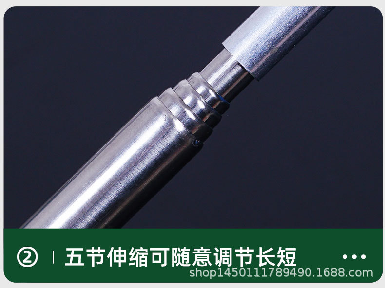 儿童小抄网彩色折叠小水桶不锈钢伸缩捞鱼小网兜户外昆虫网蝴蝶网详情11