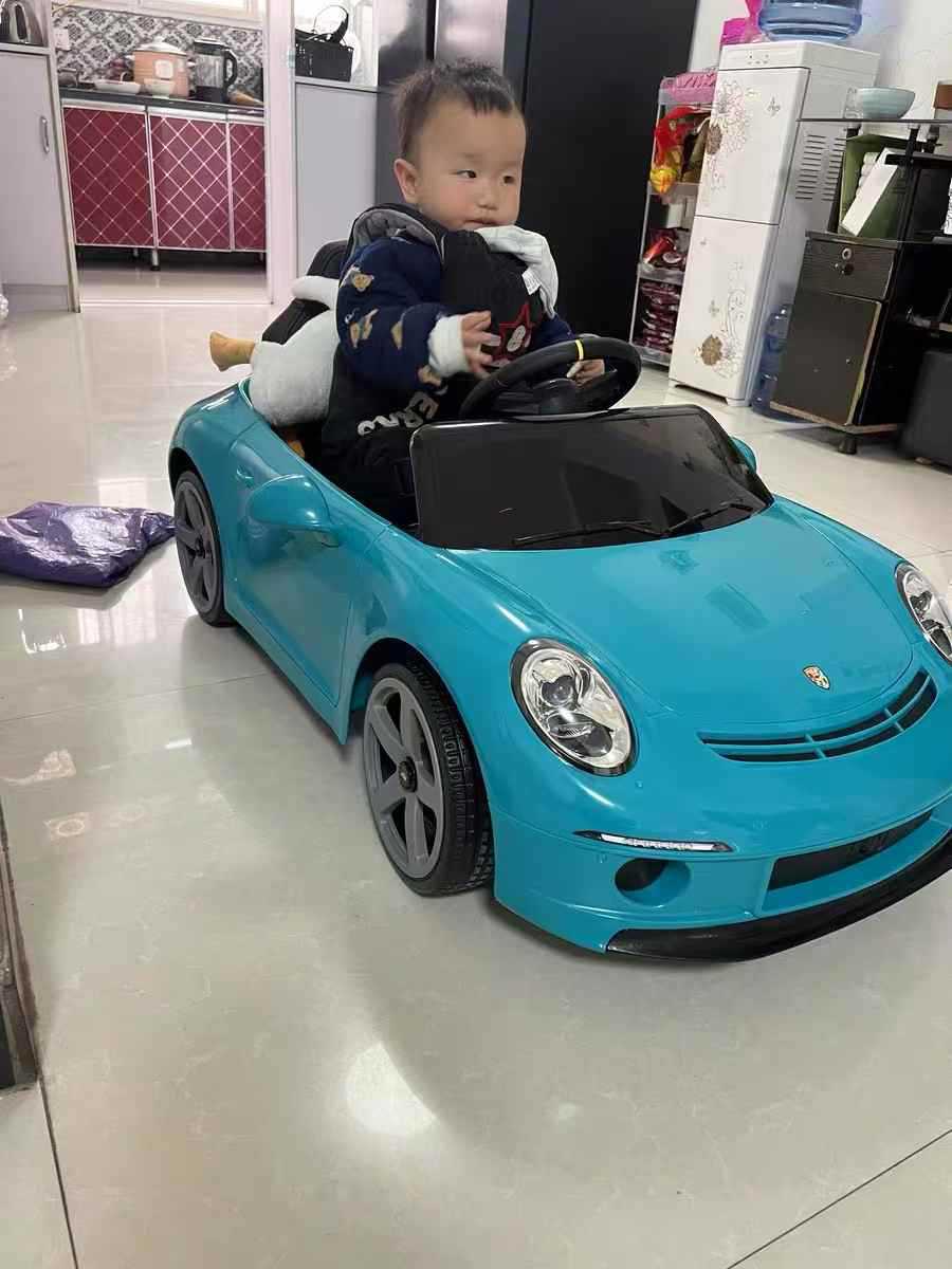 好来喜RUF儿童电动车四轮汽车遥控玩具可坐人小孩婴儿宝宝童车car详情26