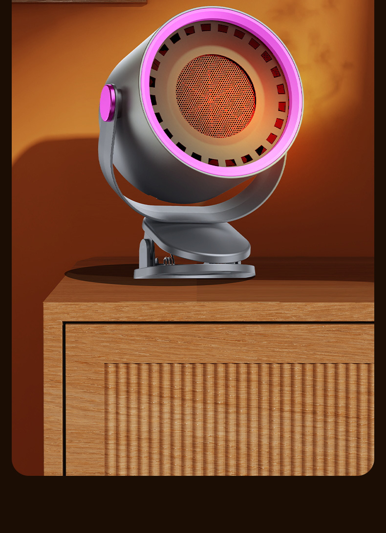 Cross-border new model warm air blower, small desktop, small sun, winter household heater, office, bedroom, dormitory wholesale M142 pic 26