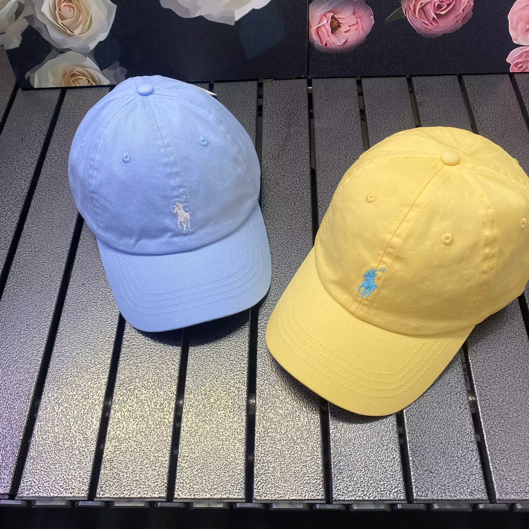 New color pony polo yellow baseball cap for women, soft top wide brim, versatile and face-enhancing, small four seasons duck tongue sports sun protection pic 2