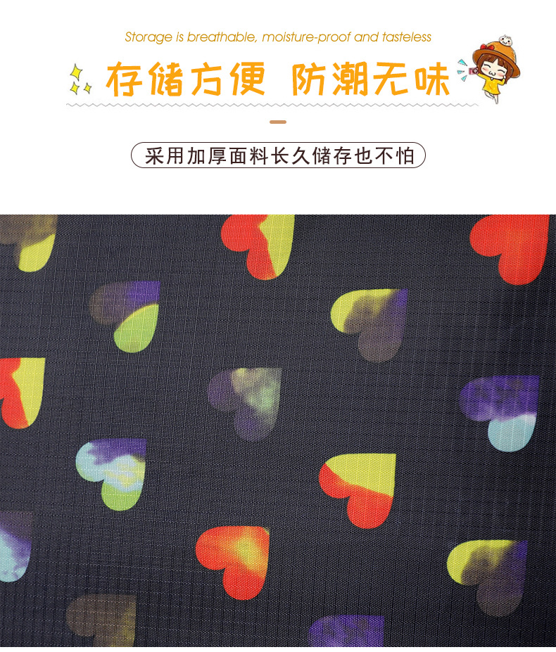 Oxford cloth clothing storage bags, large waterproof quilts, moving student hand luggage bags, home sorting and packing bags pic 12