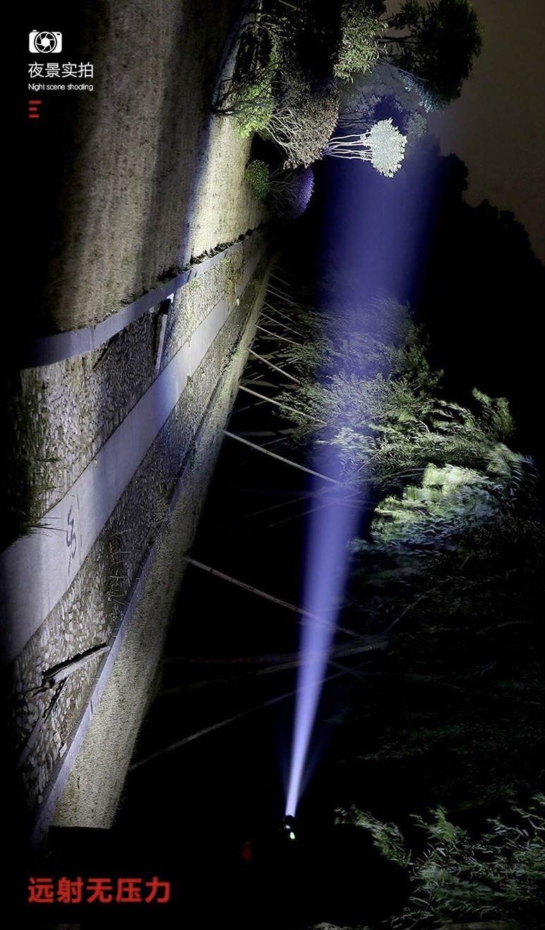 led high-intensity flashlight, portable outdoor power bank, multi-functional COB side light flashlight, super large capacity pic 16
