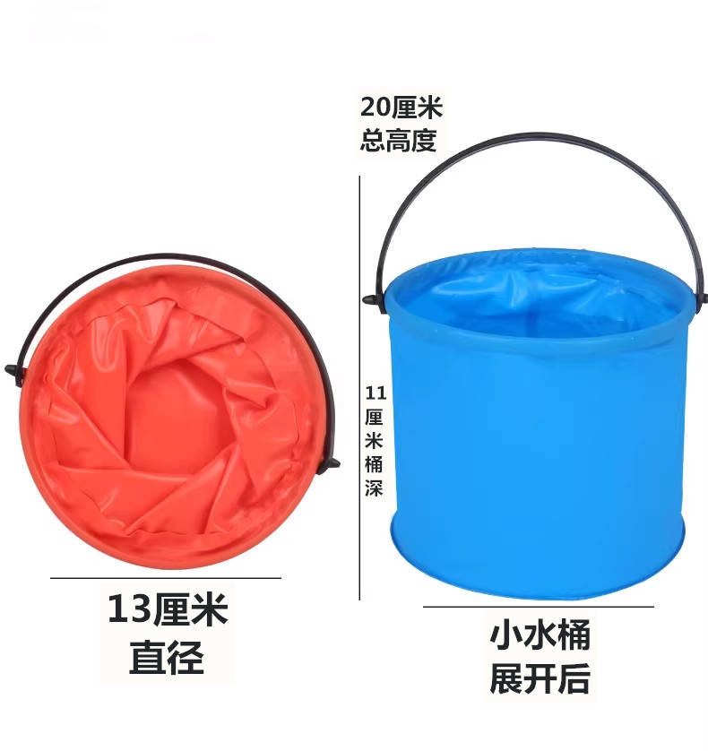 儿童小抄网彩色折叠小水桶不锈钢伸缩捞鱼小网兜户外昆虫网蝴蝶网详情5