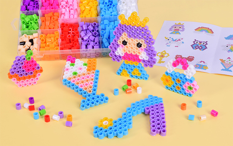 Amazon Cross-border New 10mm Bean-making set, a handmade diy educational toy bean-making material package for wholesale pic 7