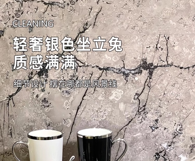 Mouthwash cup, couple brushing cup, light luxury high-end ceramic household dental cup, washbasin cup, high-end toothbrush cup pic 10