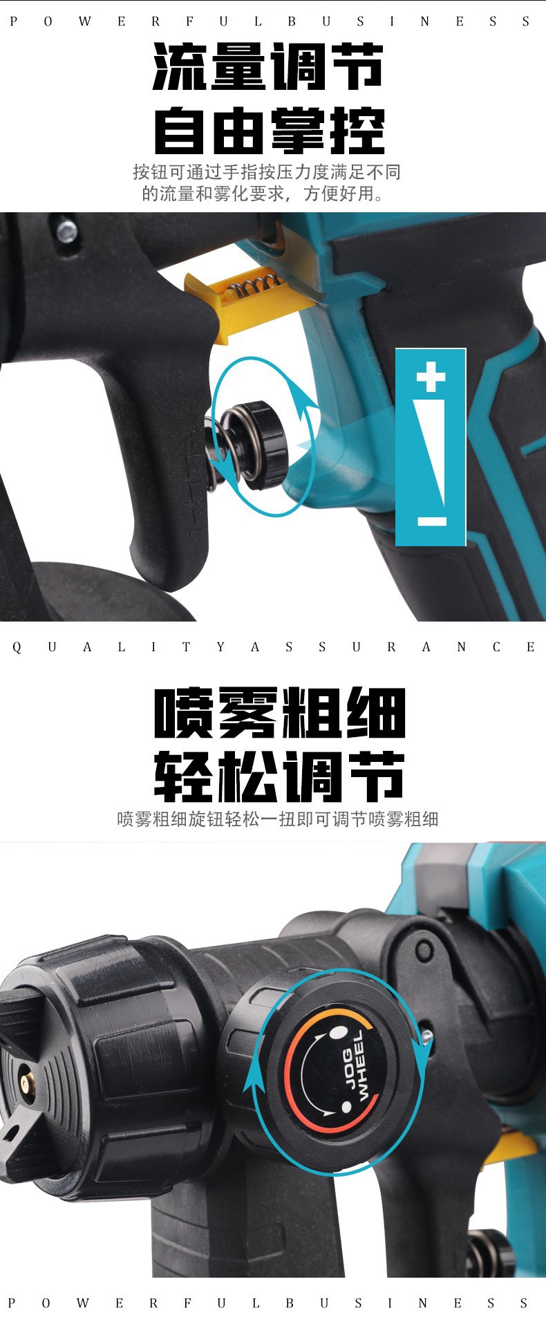 21V lithium battery spray gun, rechargeable electric spray gun, wireless paint, latex paint sprayer, portable spray gun pic 8