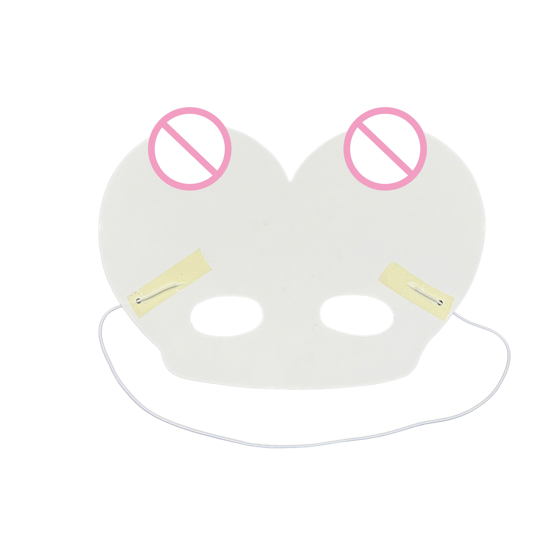 跨境新品单身派对酒吧KTV道具情趣纸面具boobiepartymask详情5