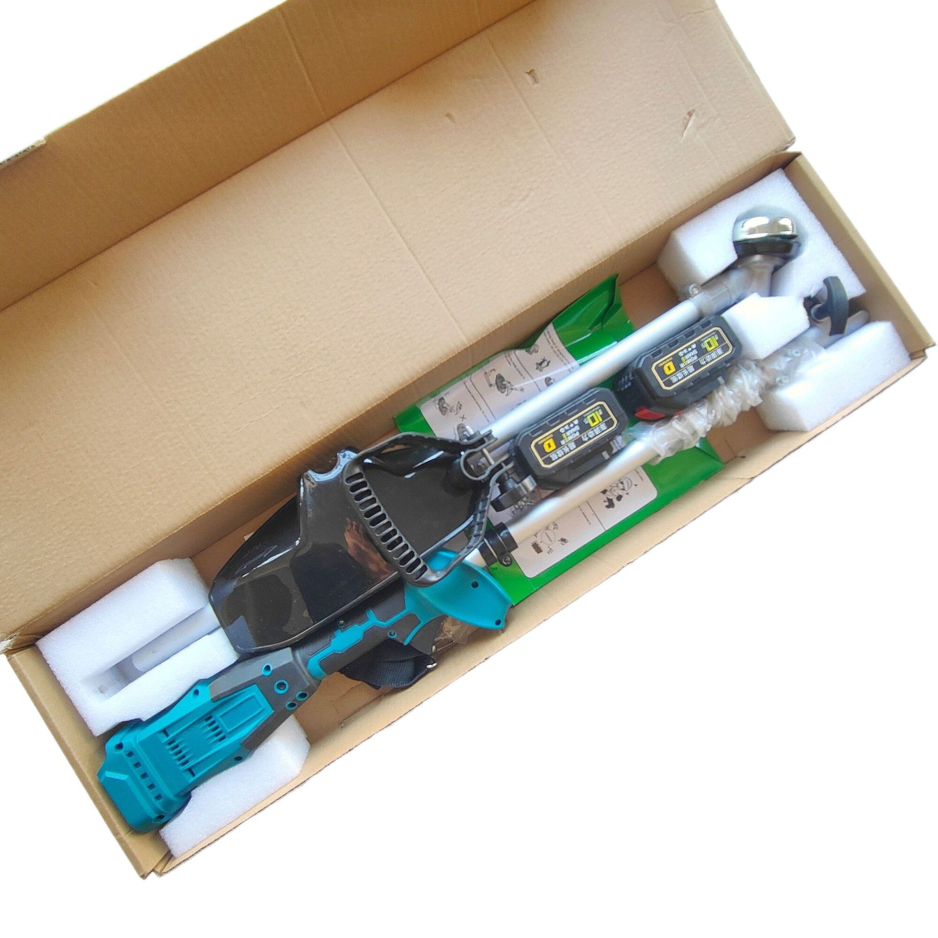 大功率10寸无刷电动割草机充电式除草背负式多功能小型农用打草机详情4