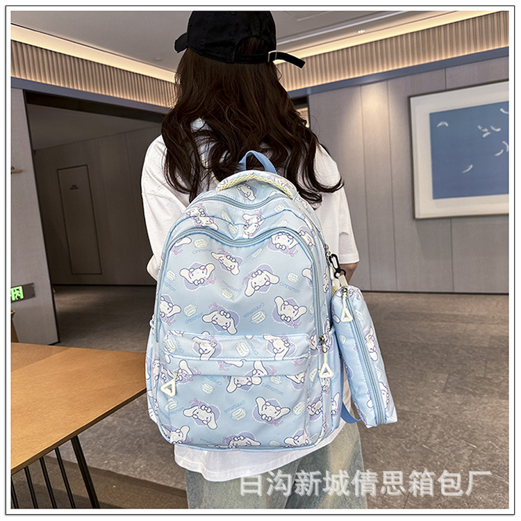 小学生护脊书包3-6年级儿童卡通印花书包大学女大容量耐脏双肩包详情21